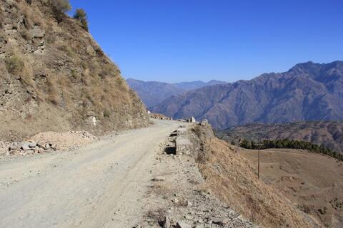 Sirmaur village road 2